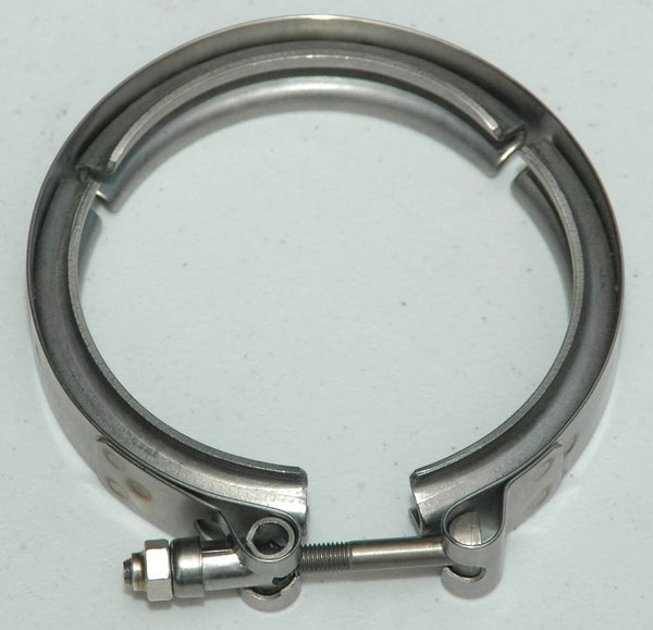 Holset HX40 turbine housing flange and clamp (For Dodge Cummins 5.9 la