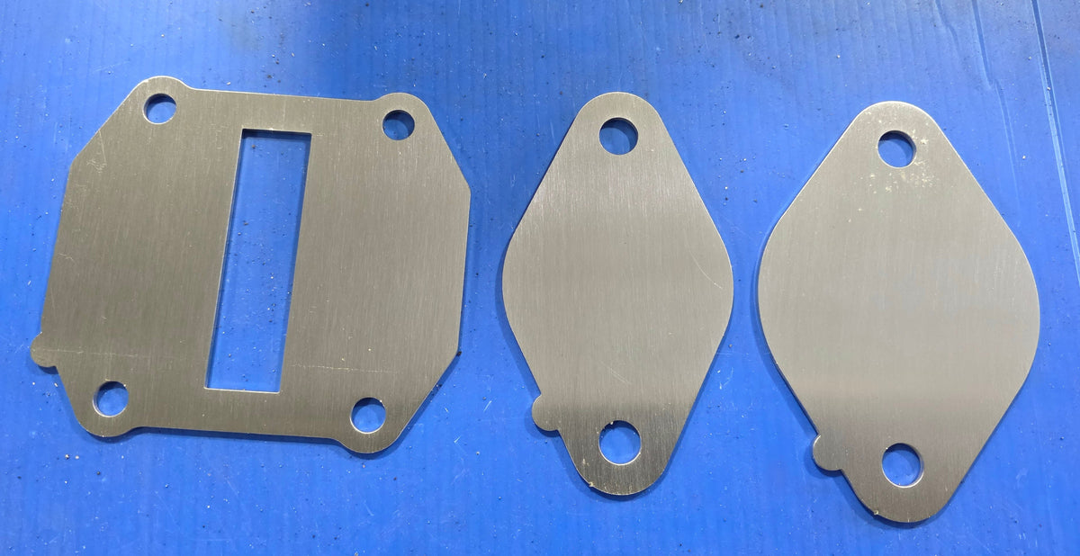 2006-2025 Cummins 6.7 EGR Valve and Cooler Stealth Delete Plates