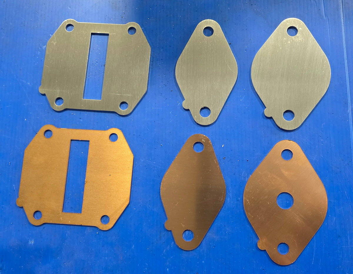 2006-2025 Cummins 6.7 EGR Valve and Cooler Stealth Delete Plates
