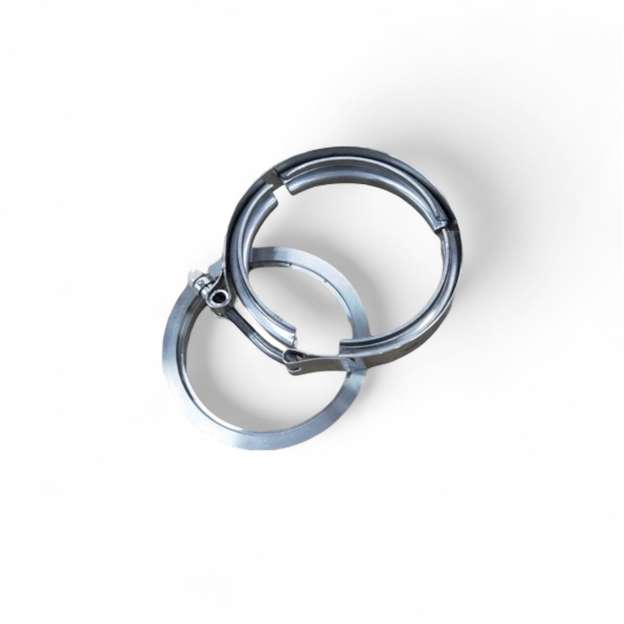 Borg Warner S400 - 4.62 , Marmon & Garret GT42 (T4) Turbine housing flange & Clamp Stainless and Aluminum