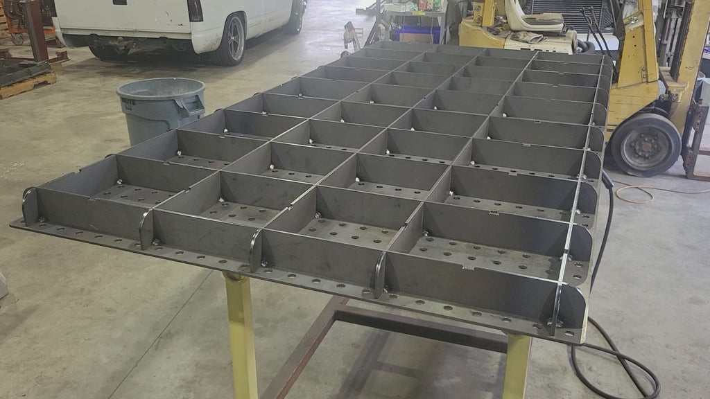 8x4 Table Top Style Fixture Table