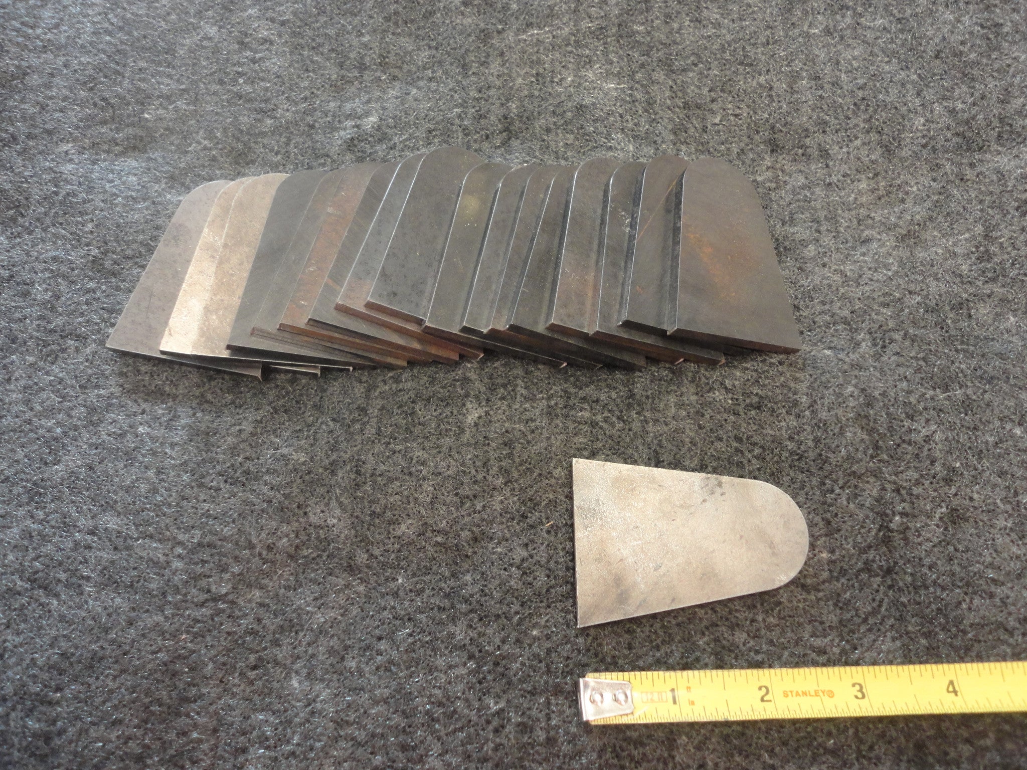 Flat Chassis Weld Tabs - Cut to any Size. (2.00" stand off)