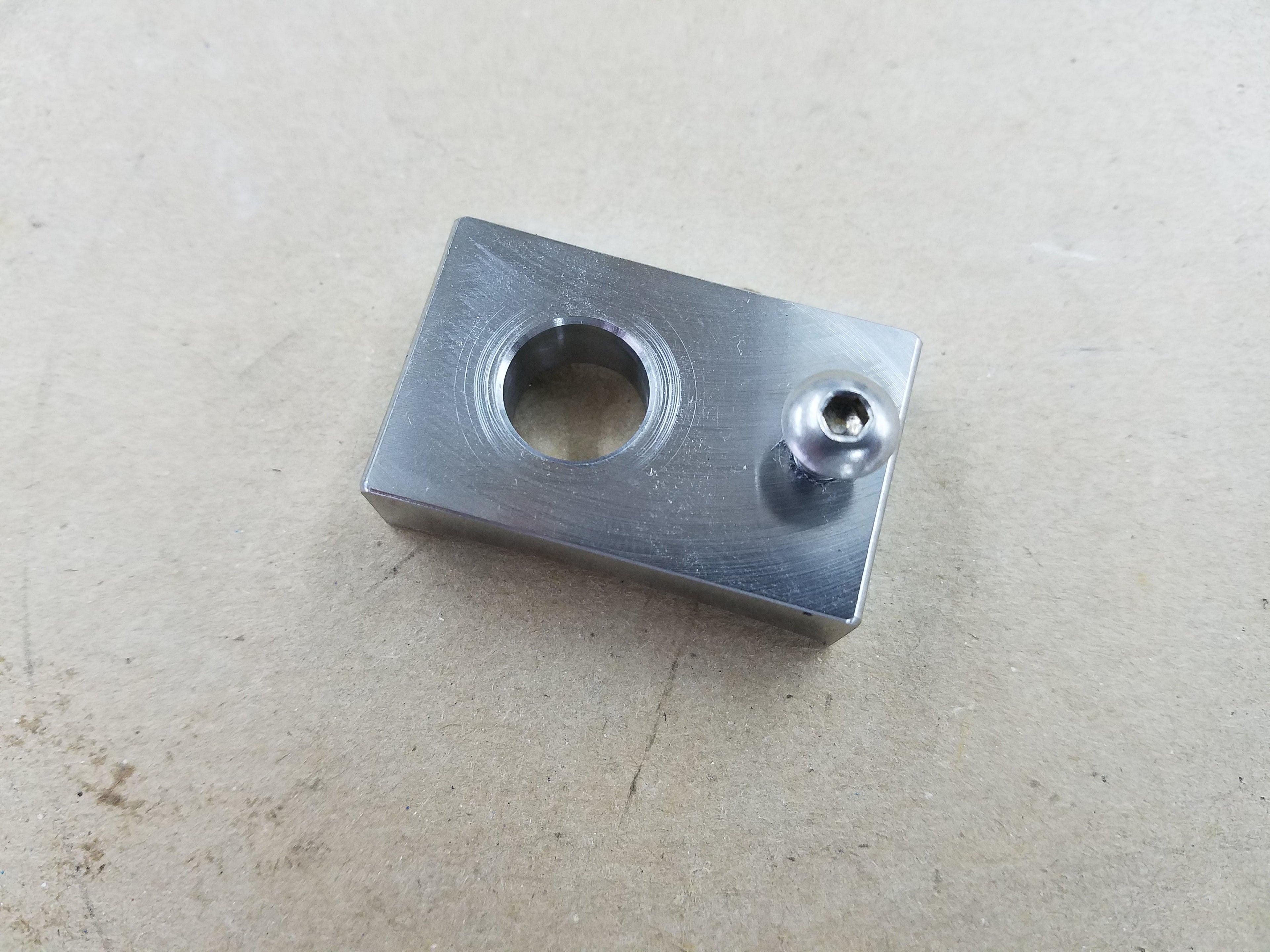 03-12 Dodge CR Cummins Air Intake Temp Sensor Weld Bung