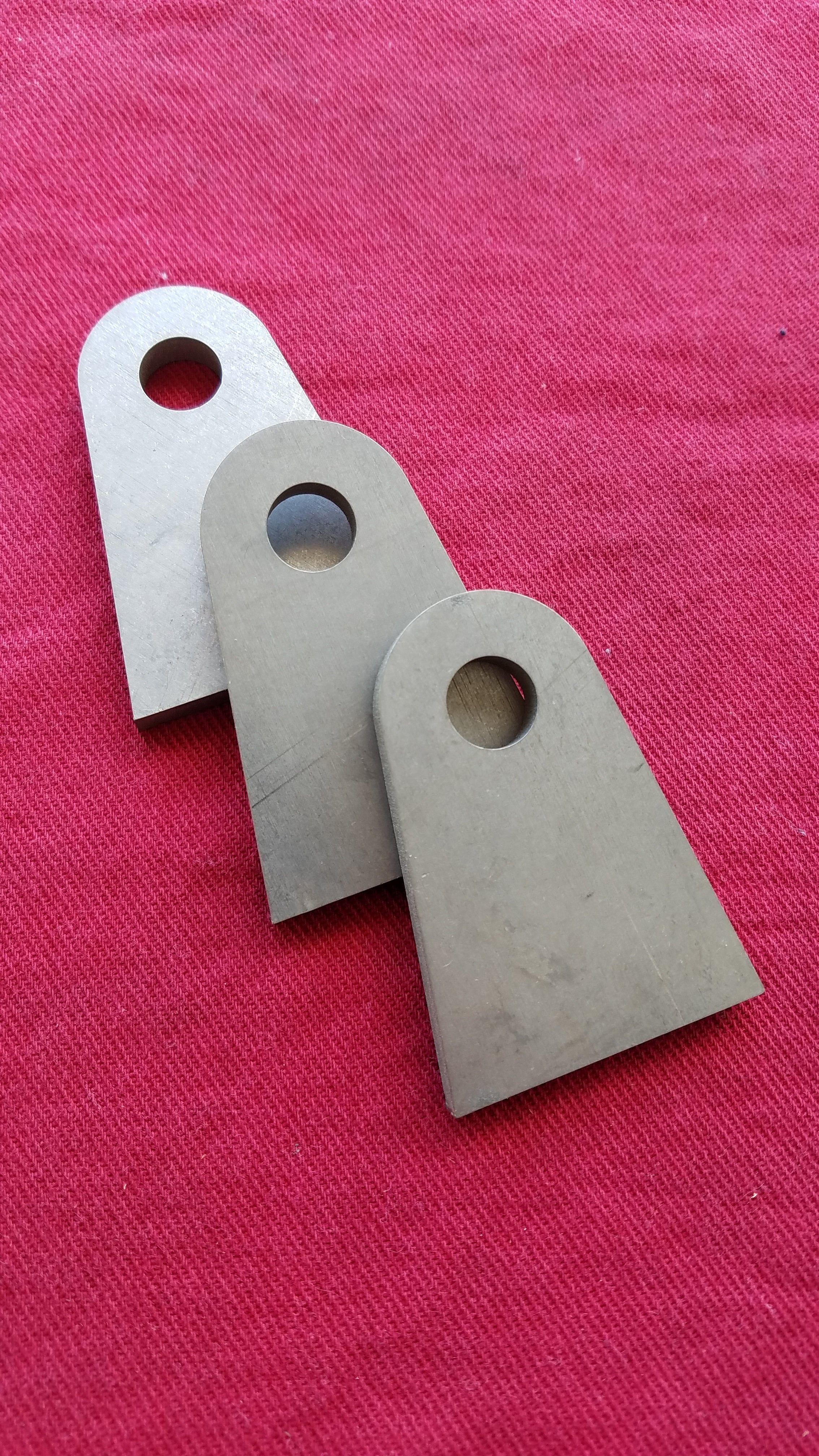 Flat Chassis Weld Tabs - Cut to any Size. (2.00" stand off)