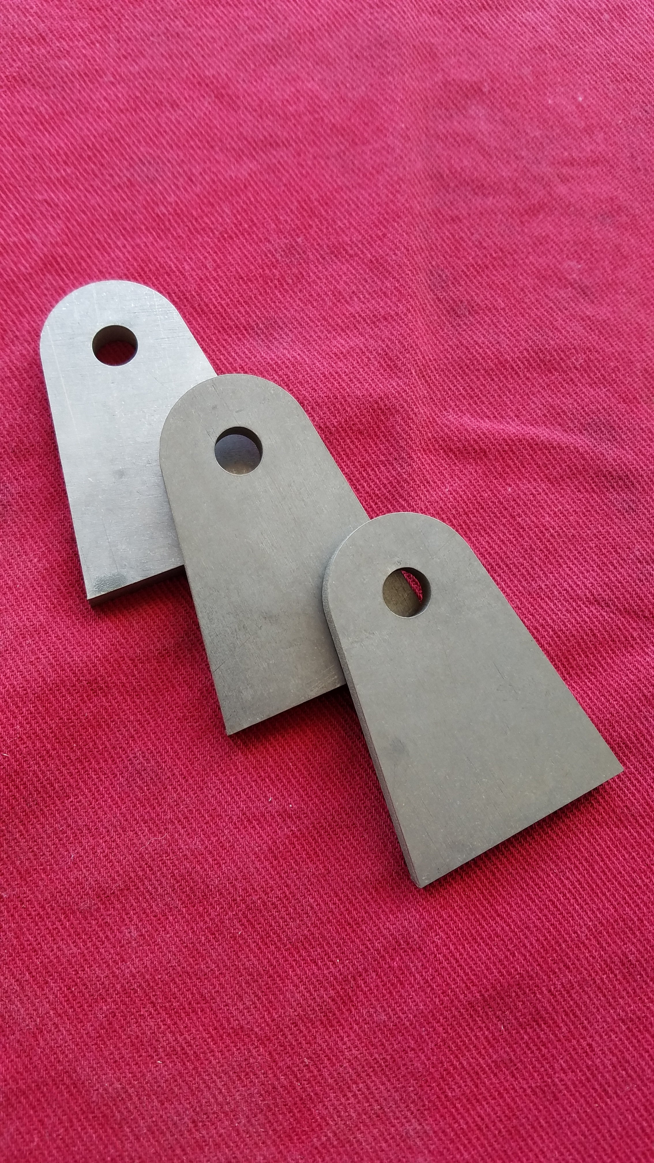 Flat Chassis Weld Tabs - Cut to any Size. (2.00" stand off)