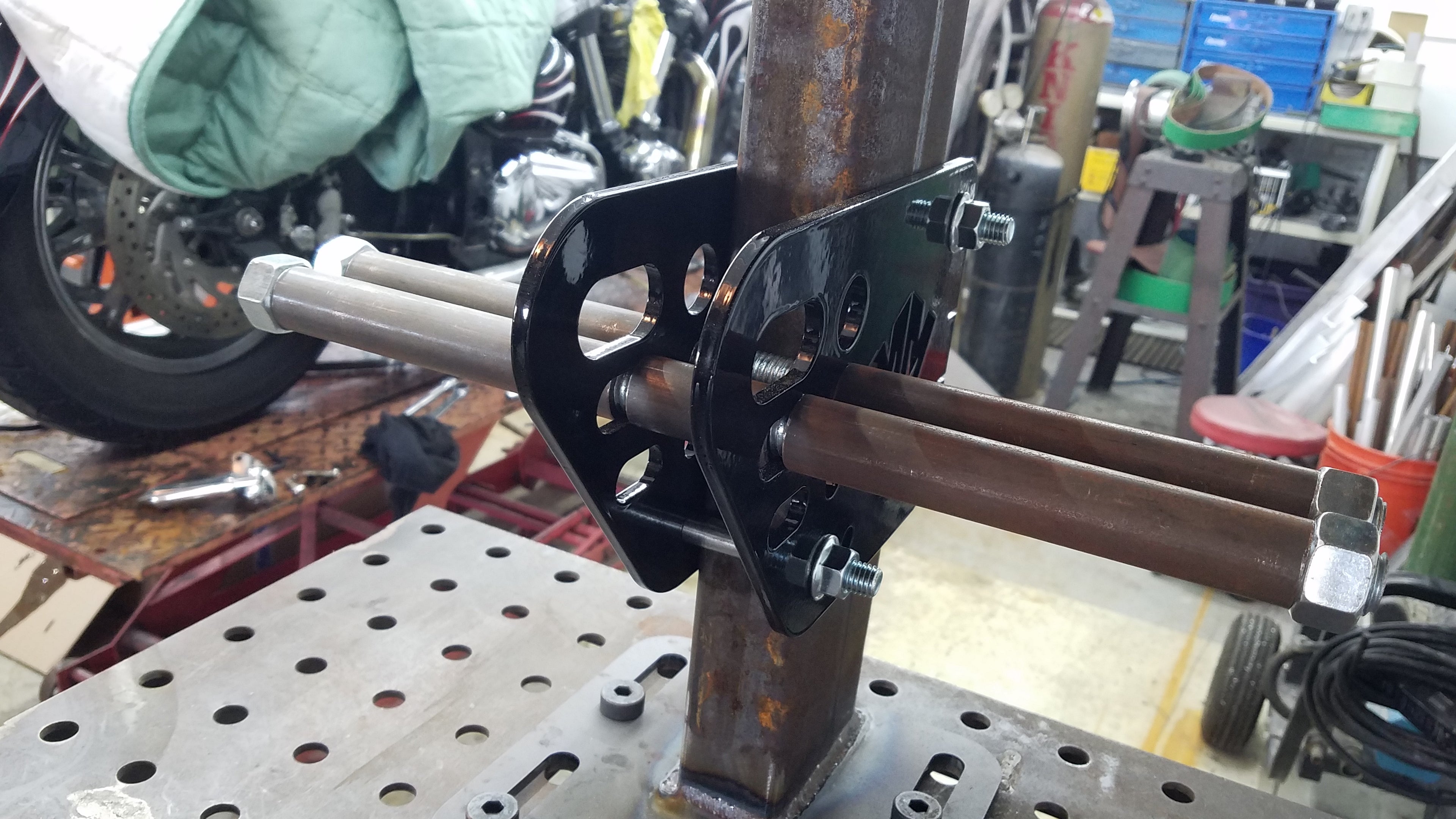 Motorcycle Rear Axle Plate Fixture
