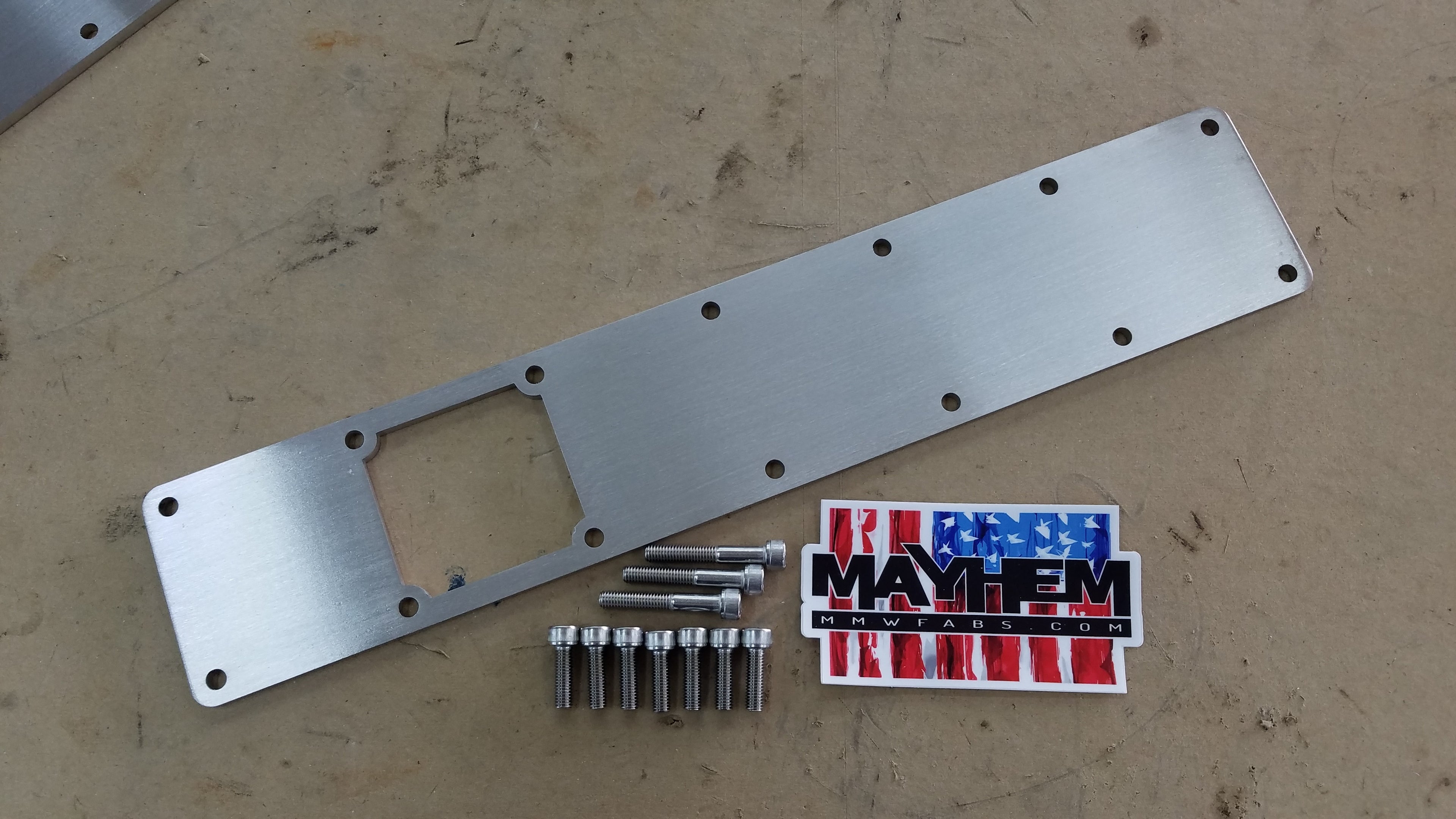 Turbo Diesel 6BT 5.9L 12 & 24 Valve Custom Intake Manifold Plate (Factory Square Hole)