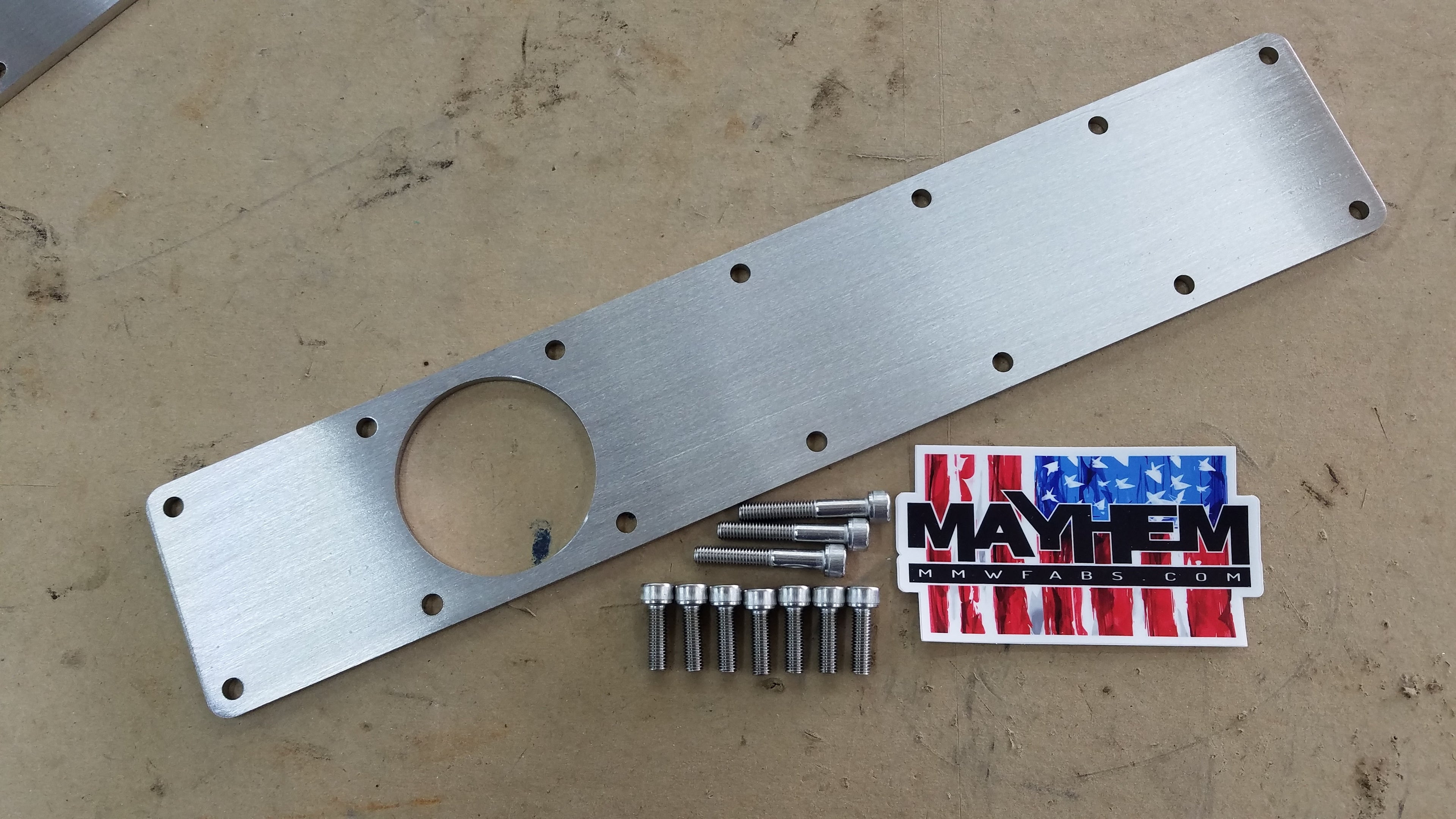 Cummins Turbo Diesel 6BT 5.9L 12 & 24 valve Custom Intake Manifold Plate (3.00" round hole)