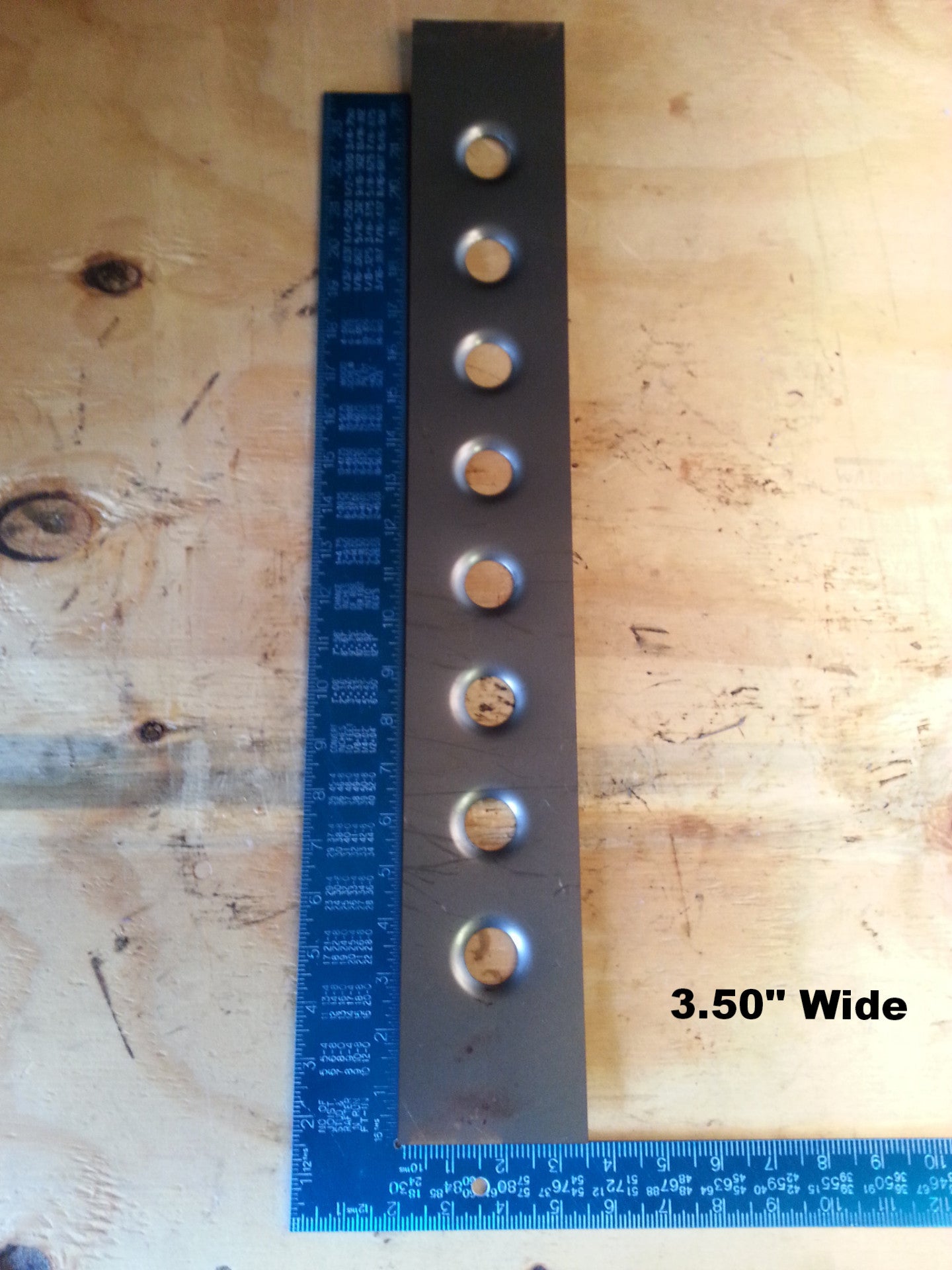 16 Gauge Dimple Plate Gussets 12" and 24" long