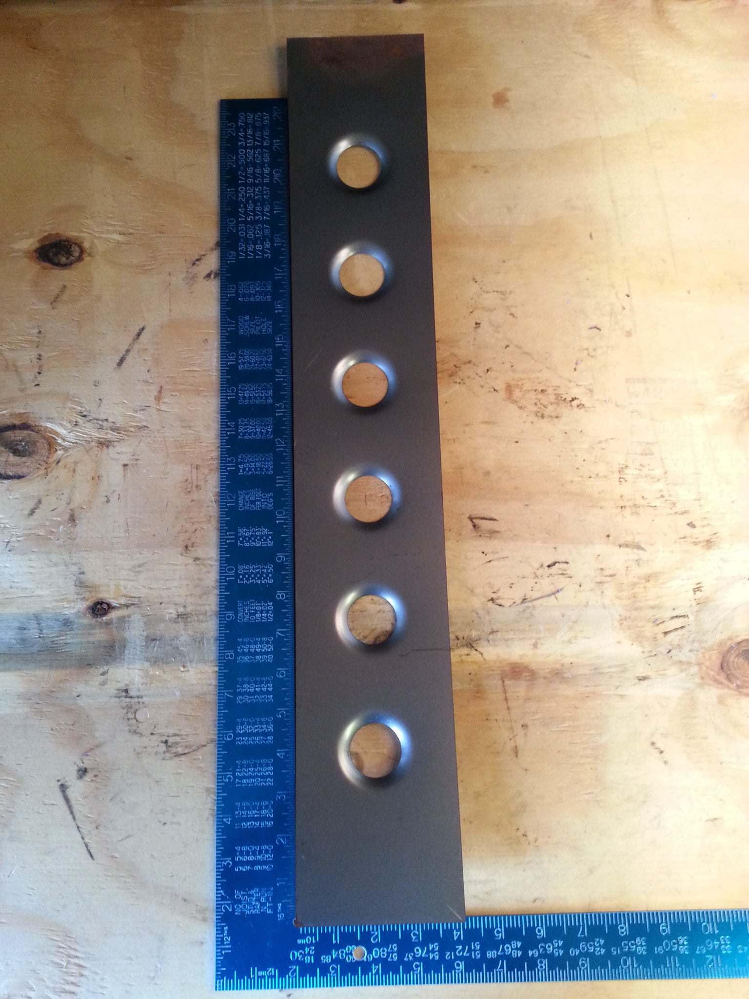 16 Gauge Dimple Plate Gussets 12" and 24" long