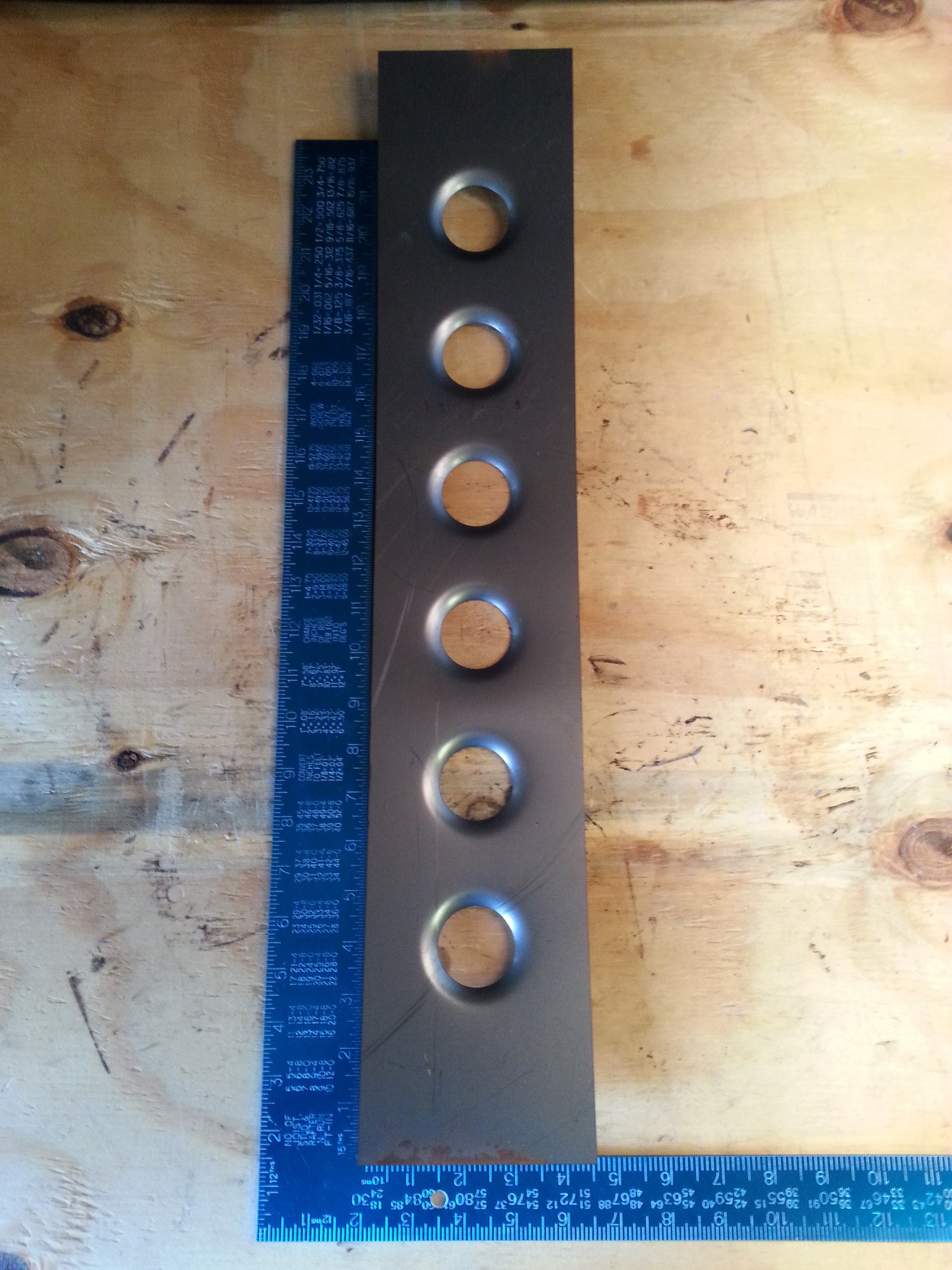 16 Gauge Dimple Plate Gussets 12" and 24" long
