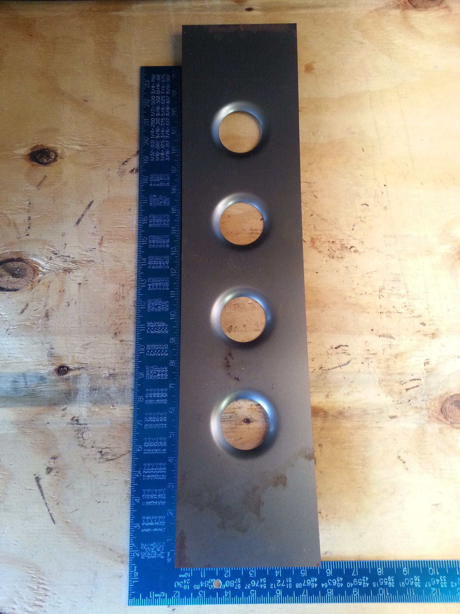 16 Gauge Dimple Plate Gussets 12" and 24" long