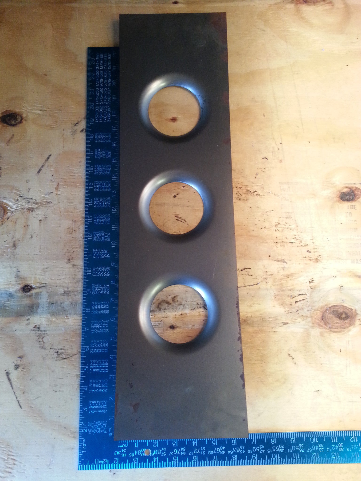 16 Gauge Dimple Plate Gussets 12" and 24" long