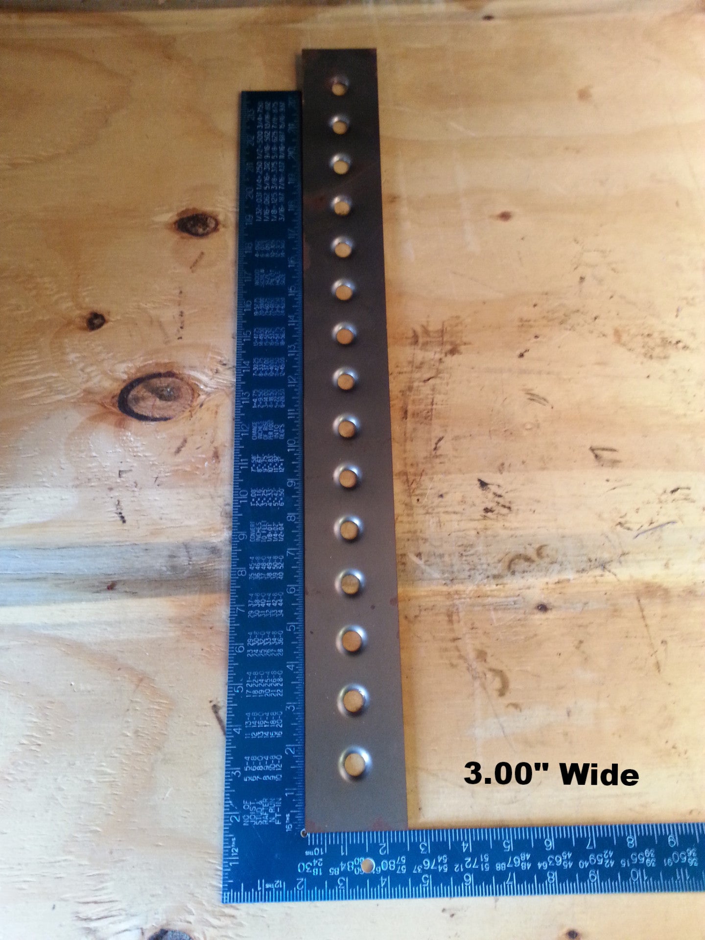 16 Gauge Dimple Plate Gussets 12" and 24" long