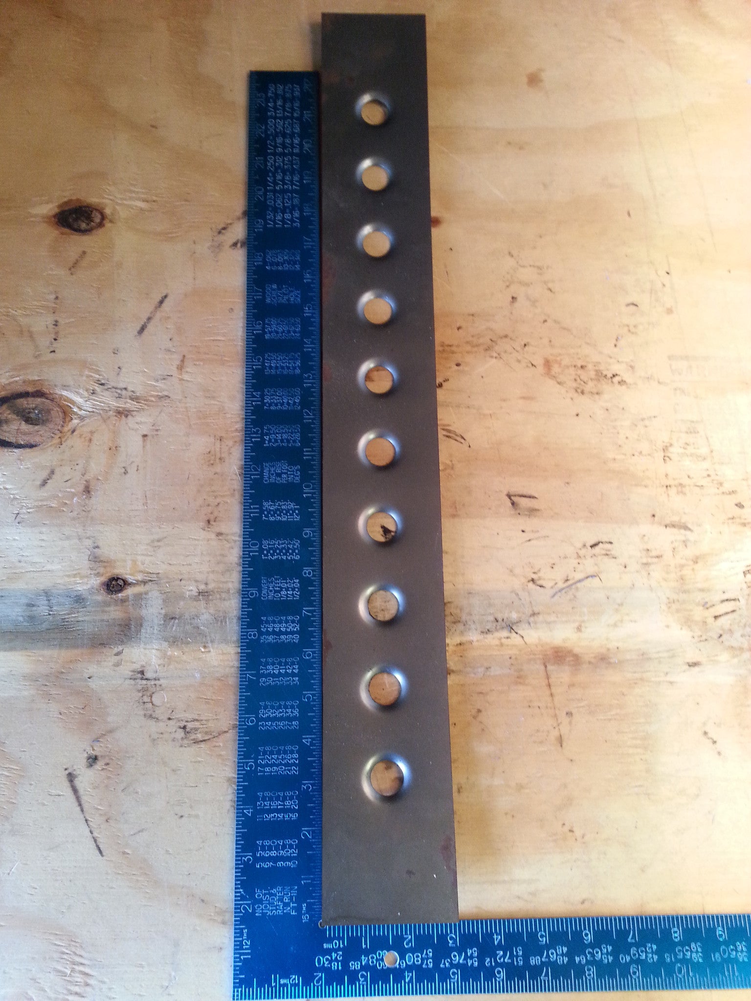 16 Gauge Dimple Plate Gussets 12" and 24" long