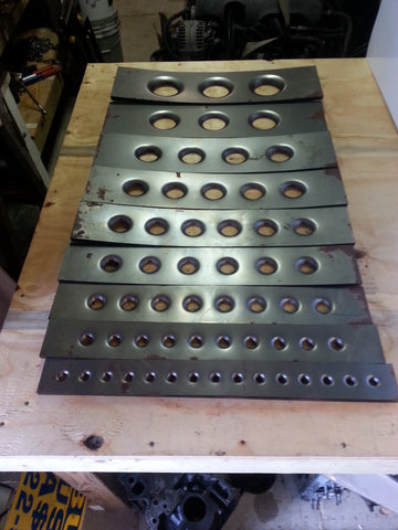 16 Gauge Dimple Plate Gussets 12" and 24" long