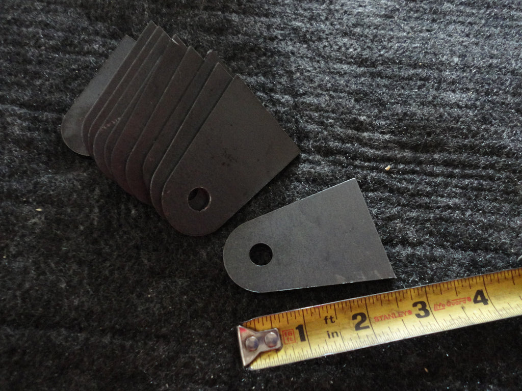 Flat Chassis Weld Tabs - Cut to any Size. (2.00" stand off)