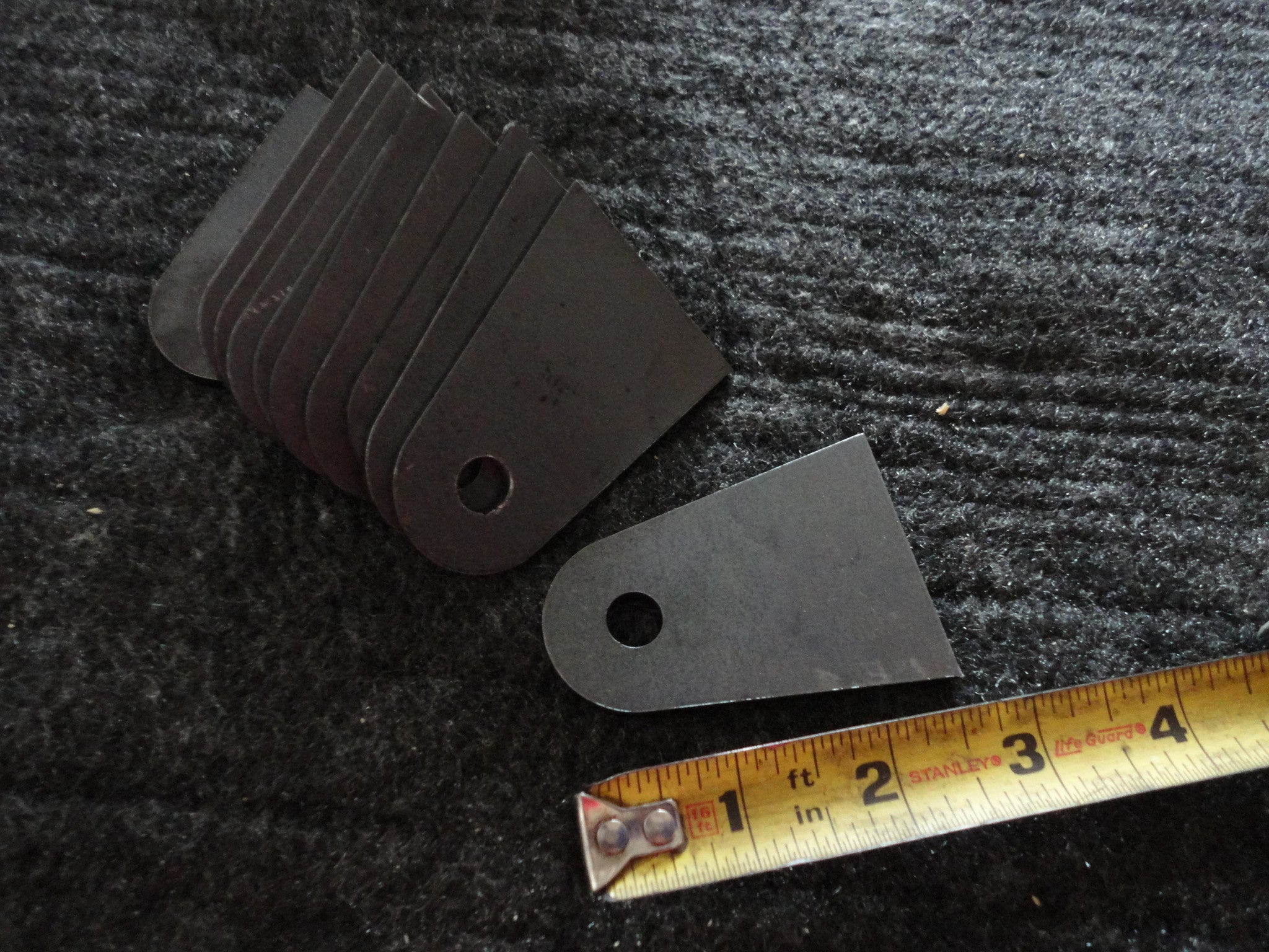 Flat Chassis Weld Tabs - Cut to any Size. (2.00" stand off)
