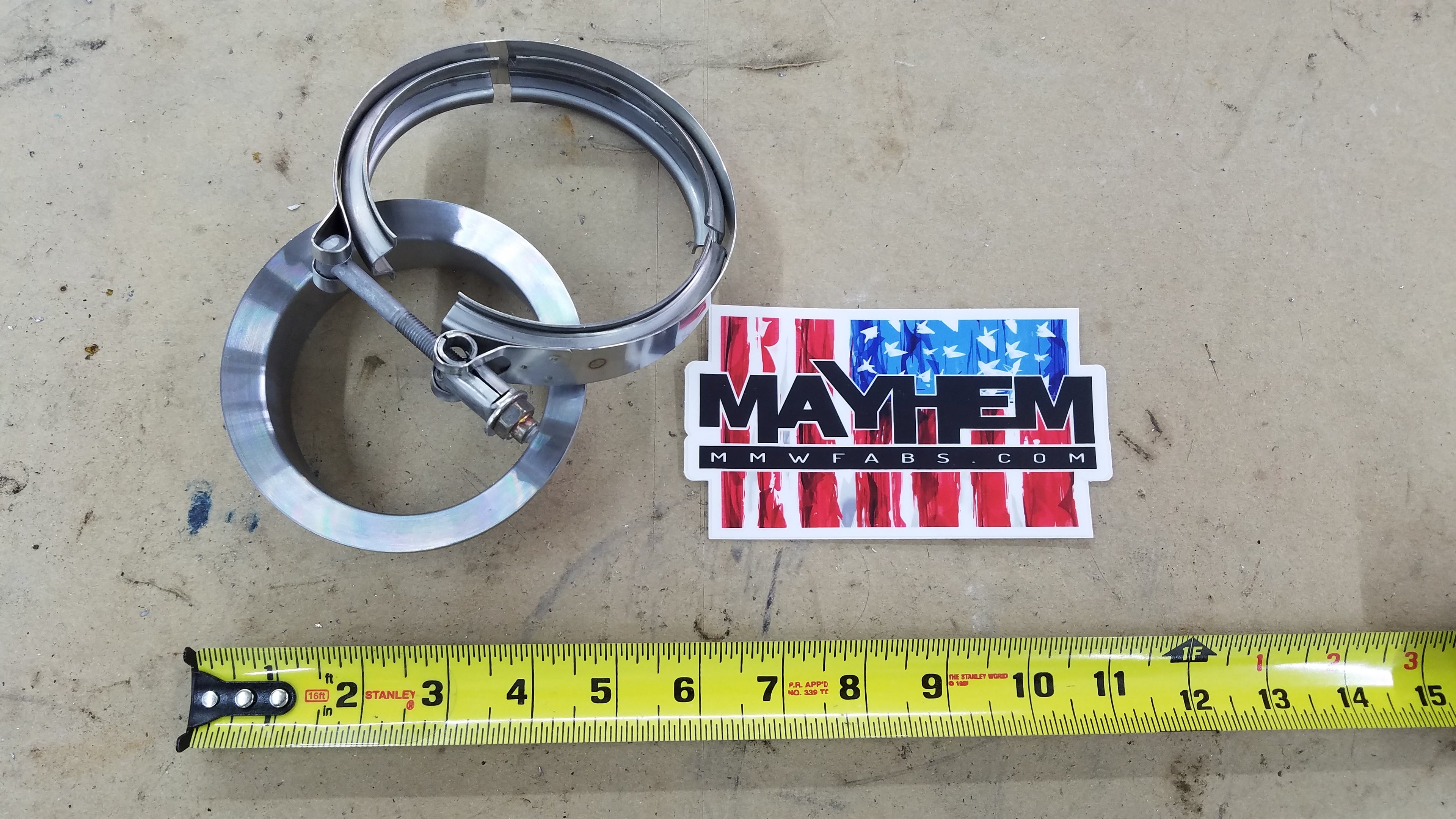 Borg Warner S300 John Deere Marmon Flanges and clamp