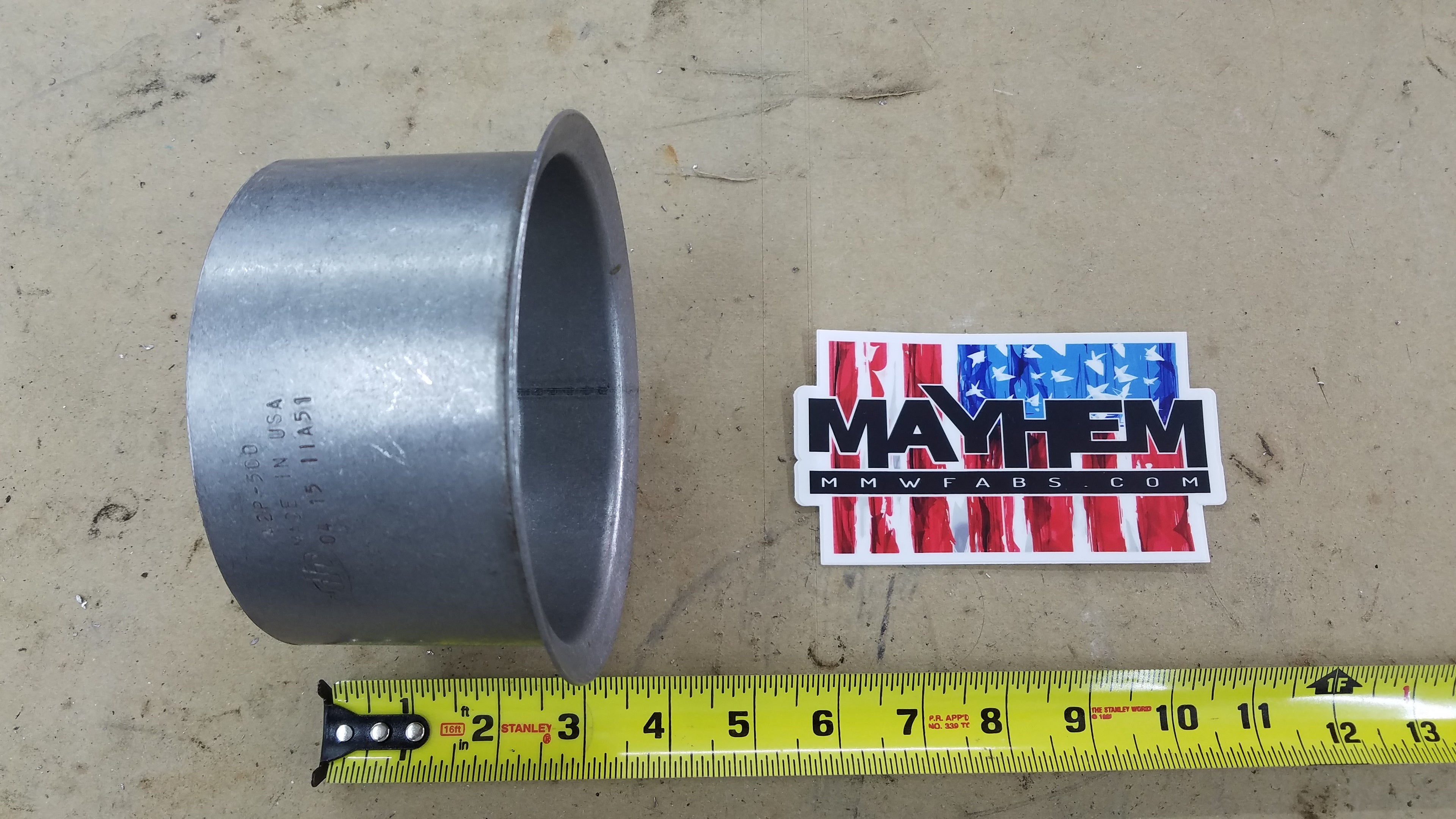 S400 / K31 T6 Exhaust Outlet Flange and Clamp (Stub Pipe) Mild Steel and Stainless