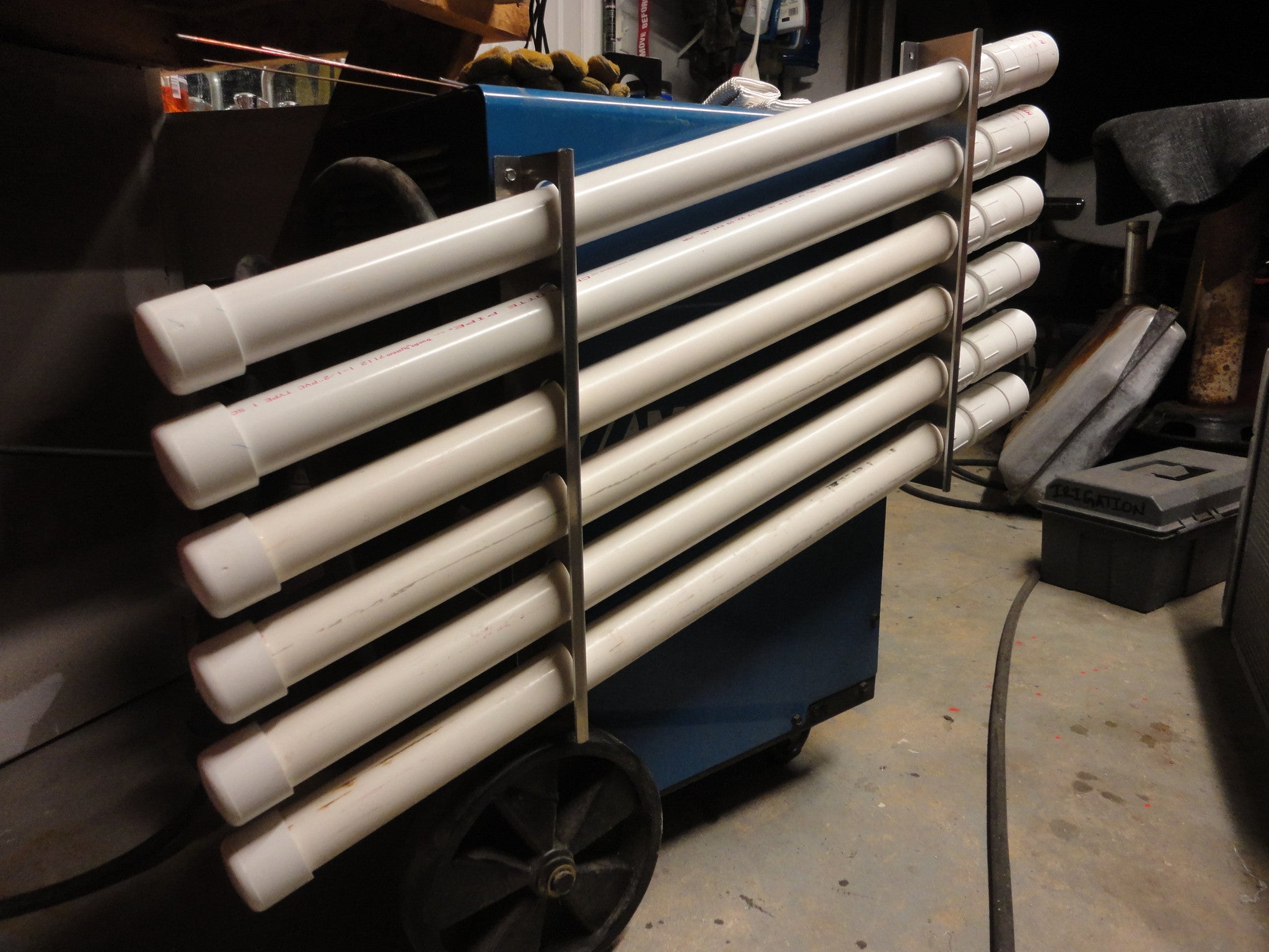 Tig welding filler rod storage holder bracket