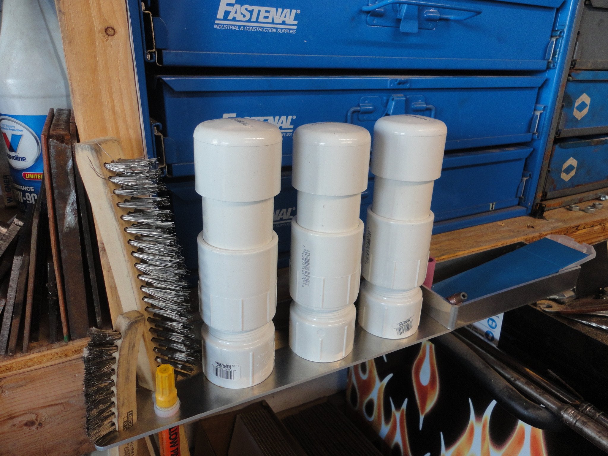 Tig Welding Filler Rod Storage Holder Bracket with tray