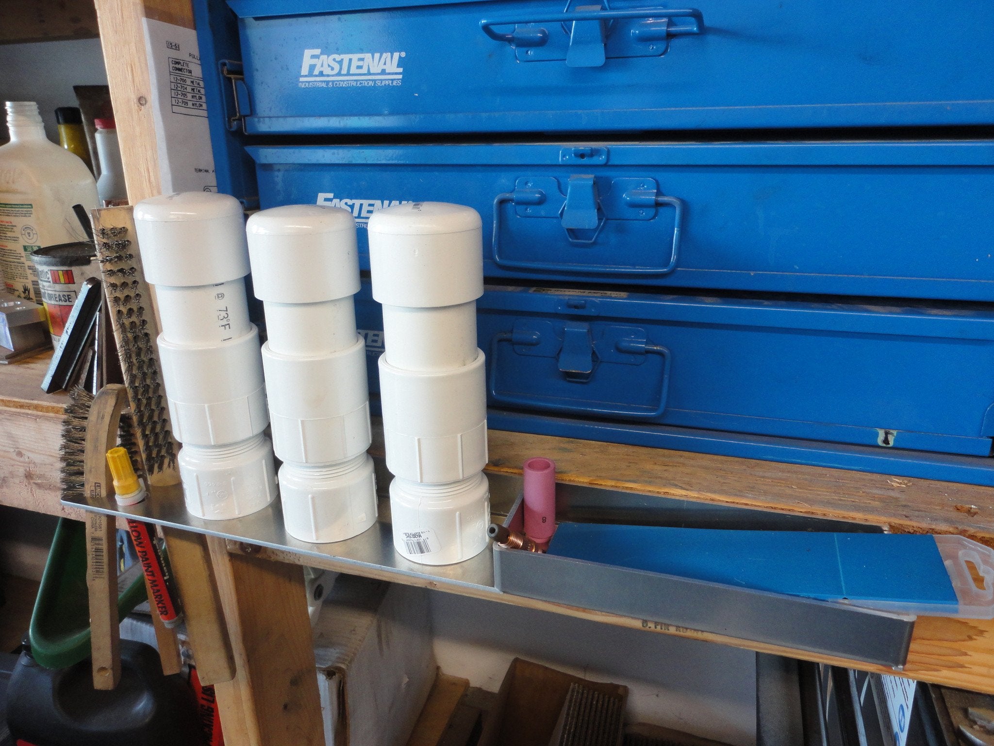 Tig Welding Filler Rod Storage Holder Bracket with tray