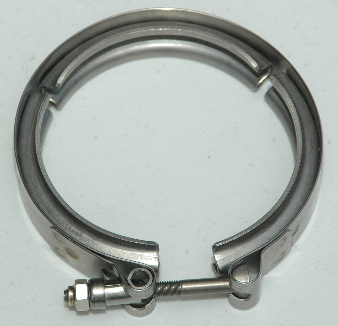 Holset HE351 turbine housing flange and clamp (For Dodge Cummins 5.9 24 Valve common rail)