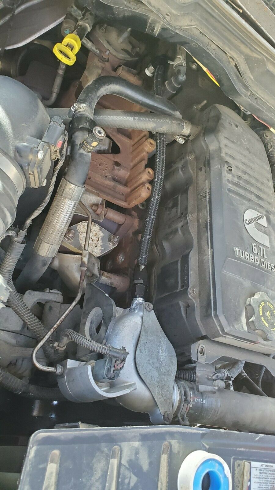 2013-2018 Cummins 6.7 24 Valve Common rail Dodge Ram cooling system Bypass Kit